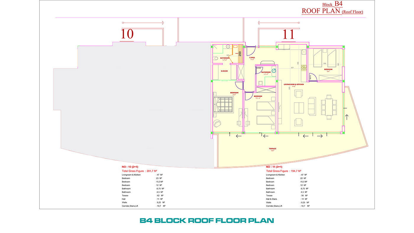 Luxury Apartments to Buy in a 5-Star Hotel Concept in Alanya Konaklı - 100101