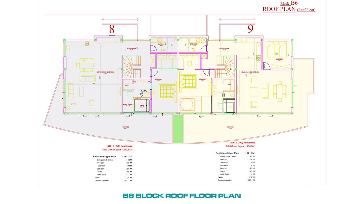 Luxury Apartments to Buy in a 5-Star Hotel Concept in Alanya Konaklı - 100108