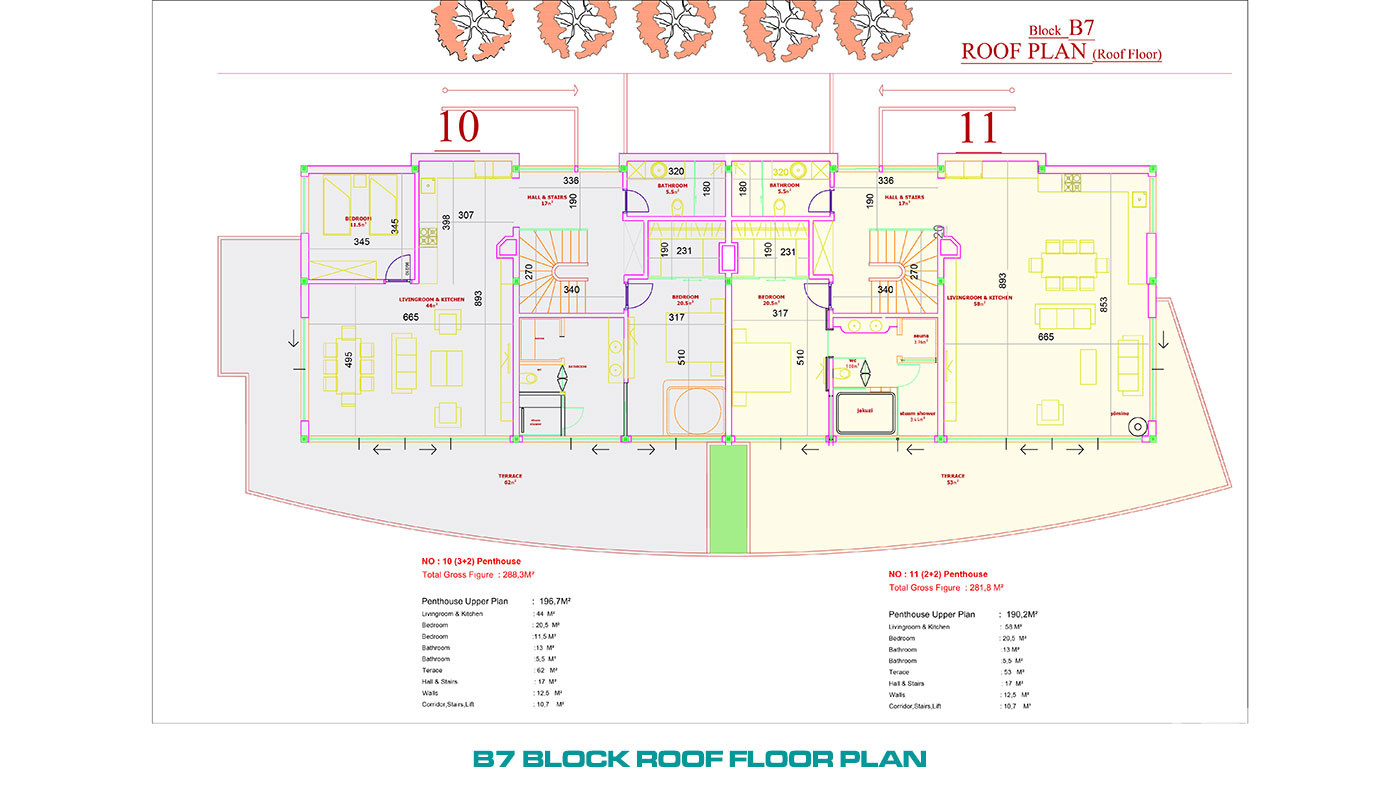 Luxury Apartments to Buy in a 5-Star Hotel Concept in Alanya Konaklı - 100113