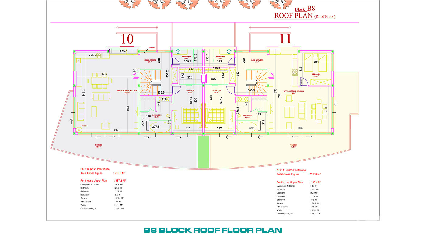 Luxury Apartments to Buy in a 5-Star Hotel Concept in Alanya Konaklı - 100116