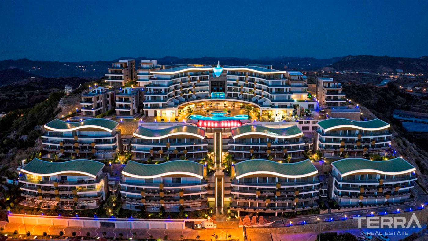 Alanya Konaklı'da 5 Yıldızlı Otel Konseptinde Satılık Lüks Daireler