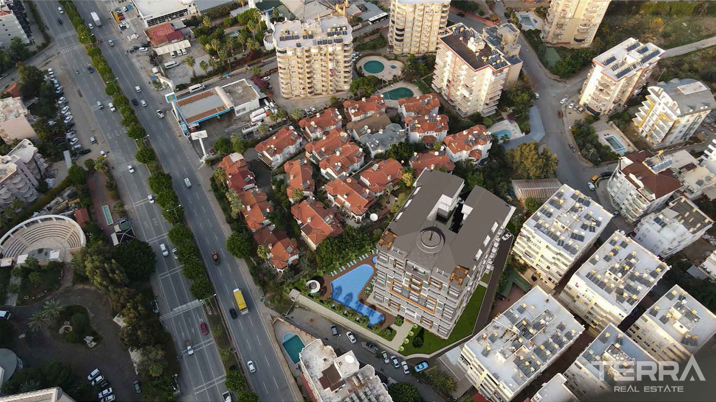 Luxury Sea View Apartments to Buy in Alanya Tosmur Nearby the Beach - 46521
