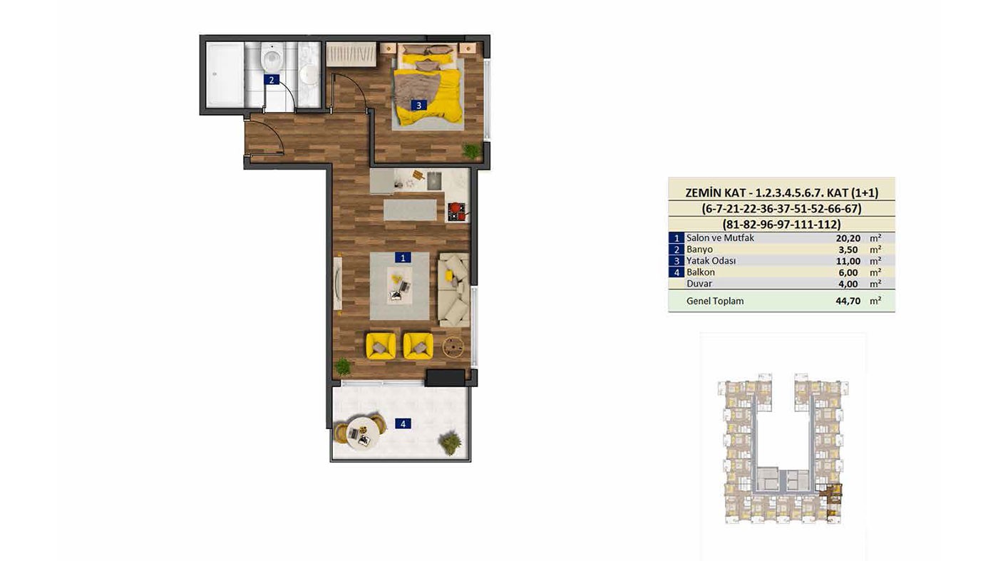 Luxury Sea View Apartments to Buy in Alanya Tosmur Nearby the Beach - 46528