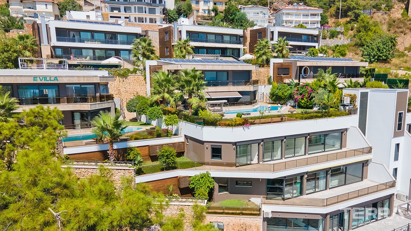 Smart Home Villa with a Splendid Sea-View to buy in Alanya Bektaş - 46664
