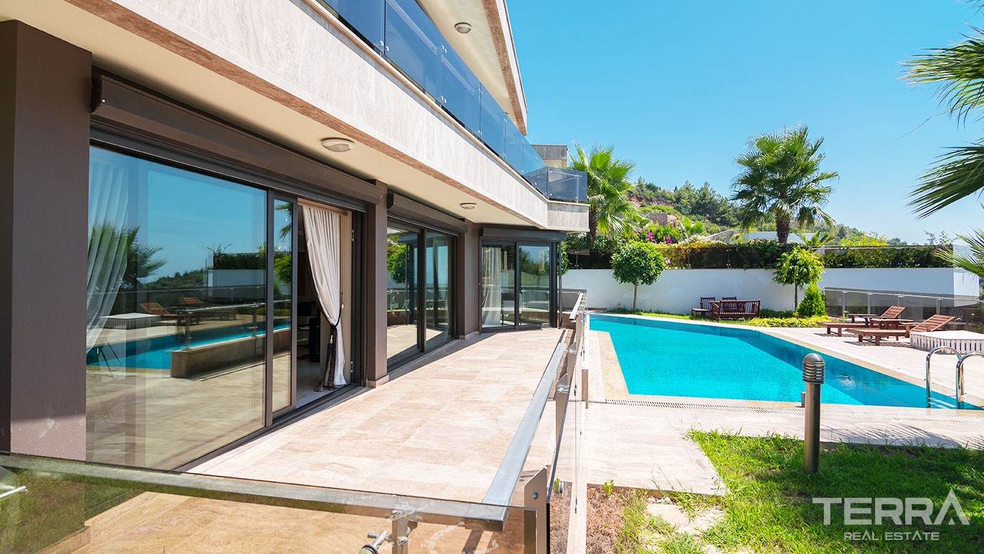 Smart Home Villa with a Splendid Sea-View to buy in Alanya Bektaş - 46671