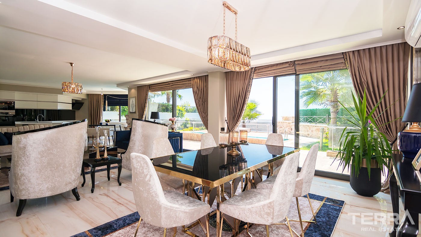 Smart Home Villa with a Splendid Sea-View to buy in Alanya Bektaş - 46683