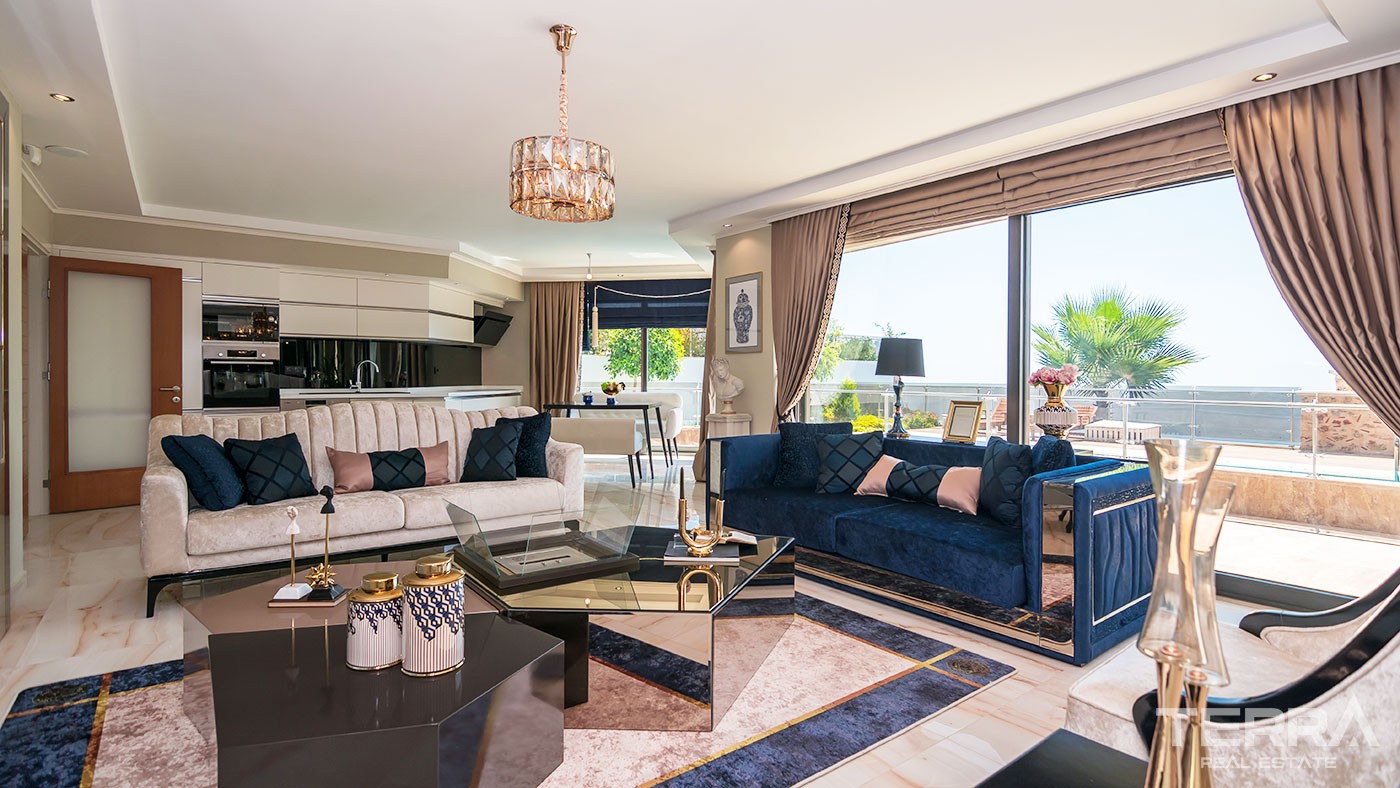 Smart Home Villa with a Splendid Sea-View to buy in Alanya Bektaş - 46684
