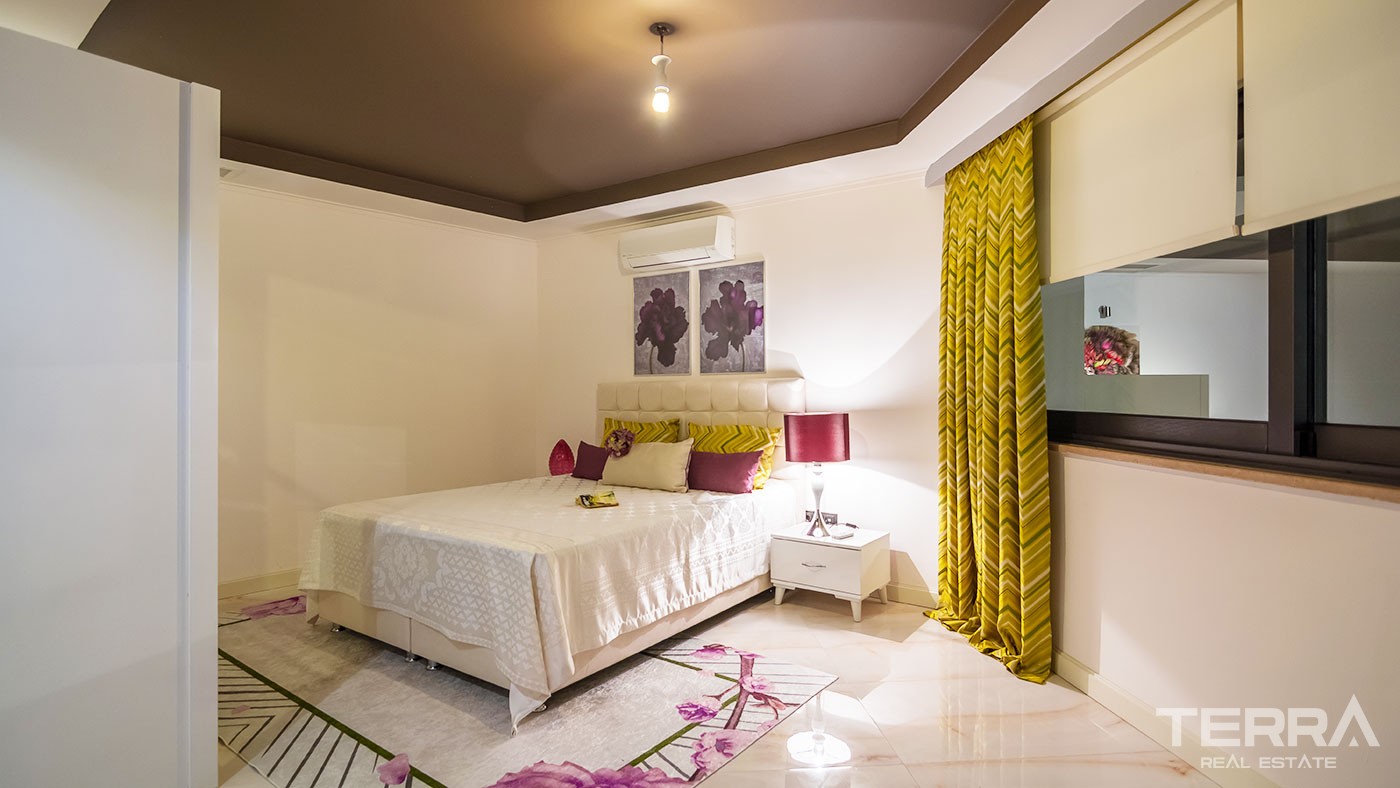 Smart Home Villa with a Splendid Sea-View to buy in Alanya Bektaş - 46701