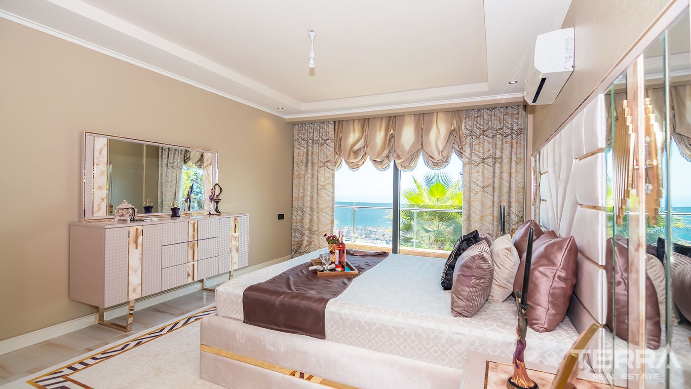Smart Home Villa with a Splendid Sea-View to buy in Alanya Bektaş - 46716