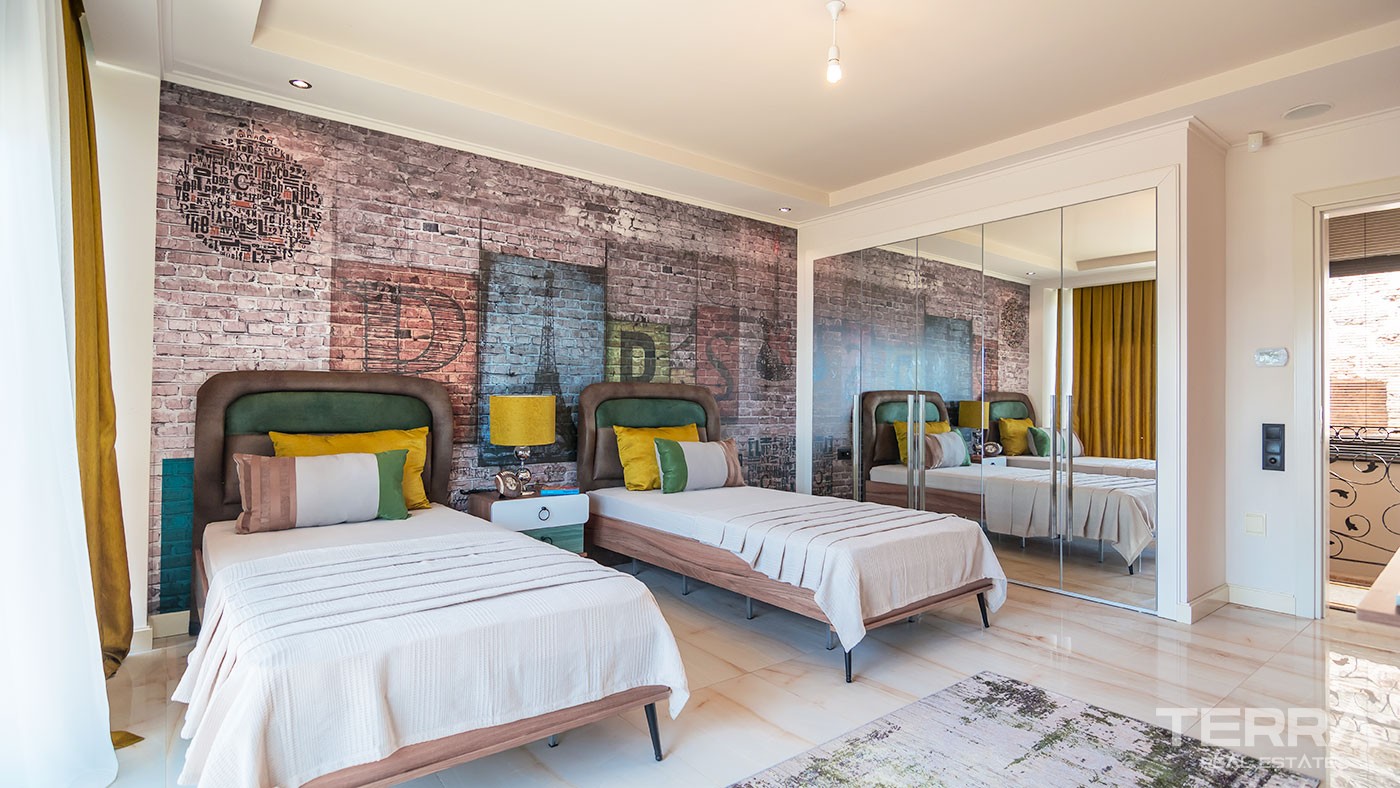 Smart Home Villa with a Splendid Sea-View to buy in Alanya Bektaş - 46721