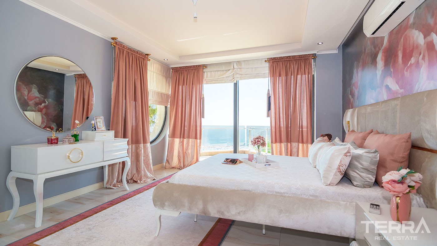 Smart Home Villa with a Splendid Sea-View to buy in Alanya Bektaş - 46723