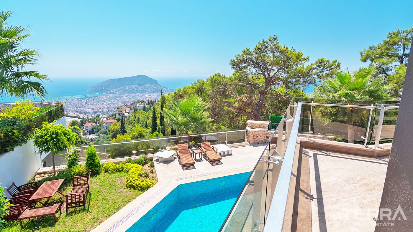 Smart Home Villa with a Splendid Sea-View to buy in Alanya Bektaş - 46729