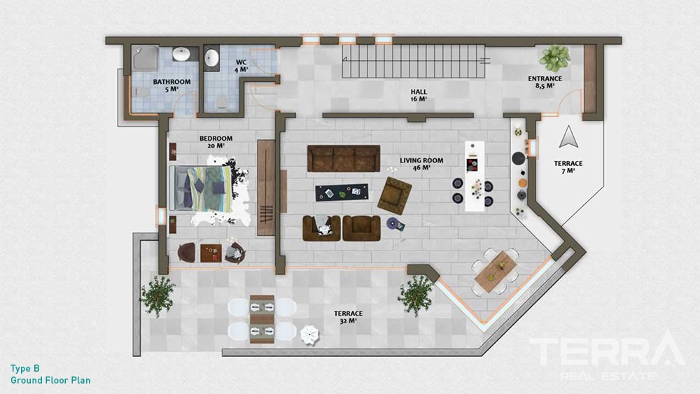 Smart Home Villa with a Splendid Sea-View to buy in Alanya Bektaş - 46738