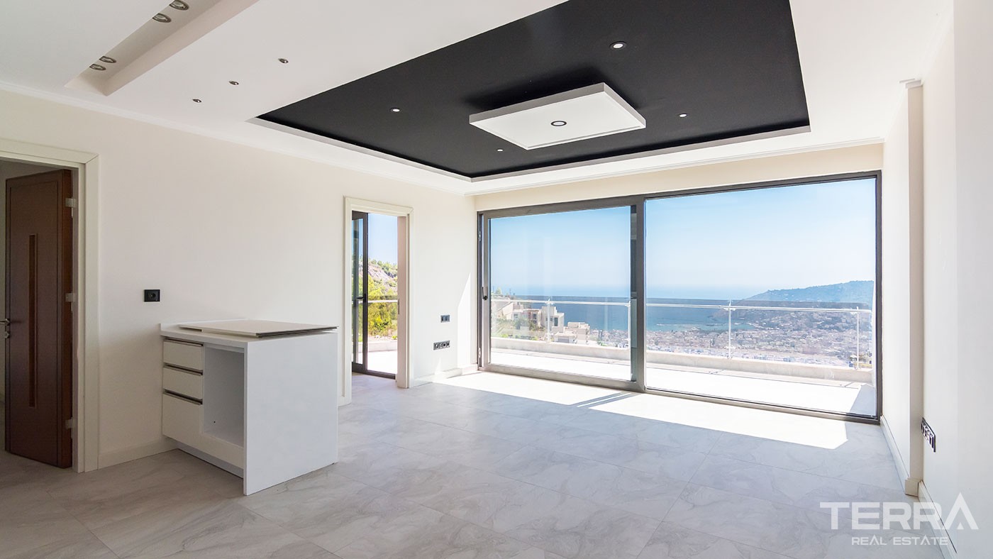 Immobilier de Luxe Vue Mer & Ville à Vendre à Alanya Bektaş - 46752