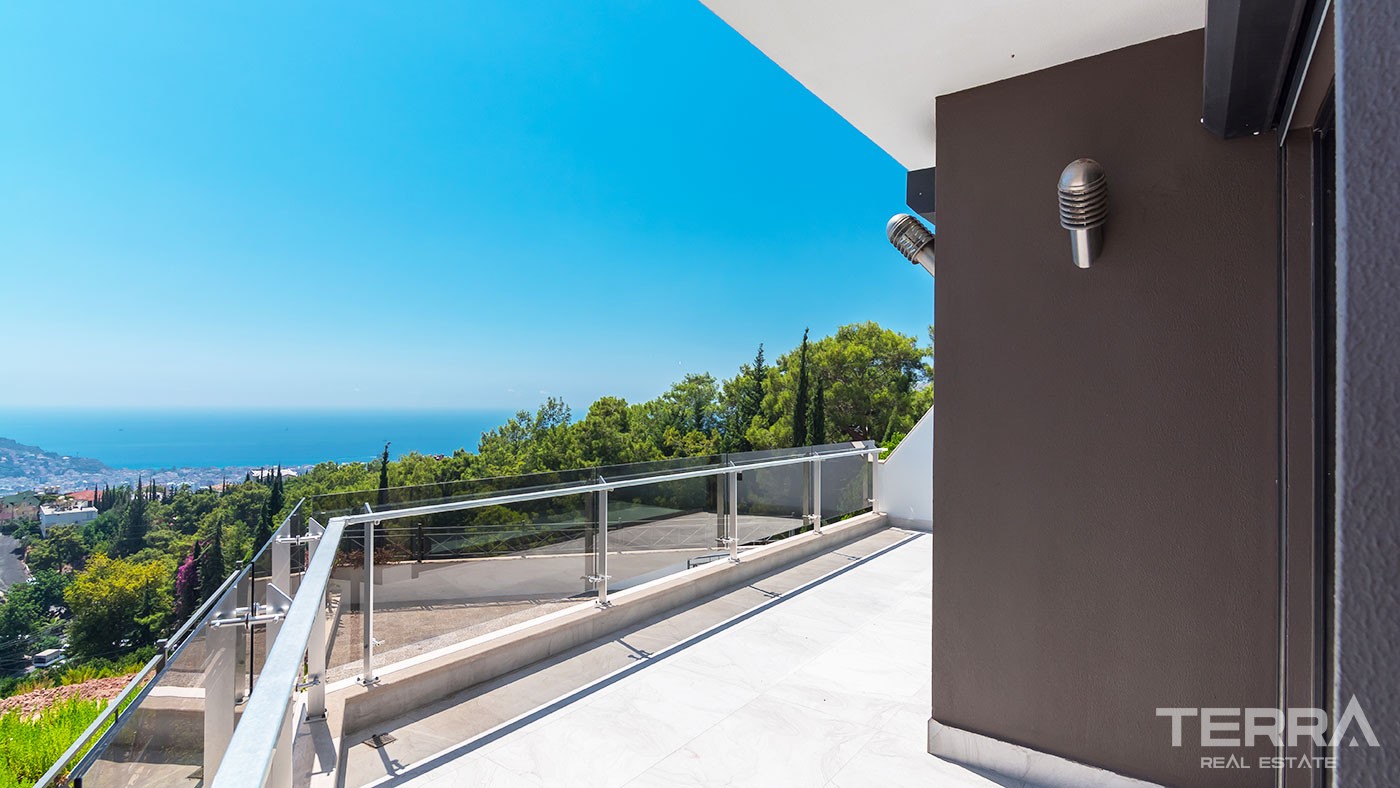 Immobilier de Luxe Vue Mer & Ville à Vendre à Alanya Bektaş - 46763