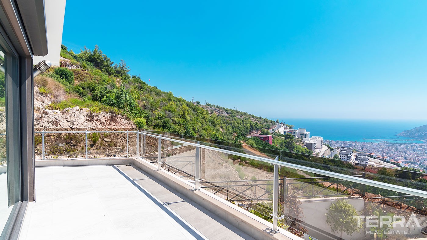 Immobilier de Luxe Vue Mer & Ville à Vendre à Alanya Bektaş - 46764