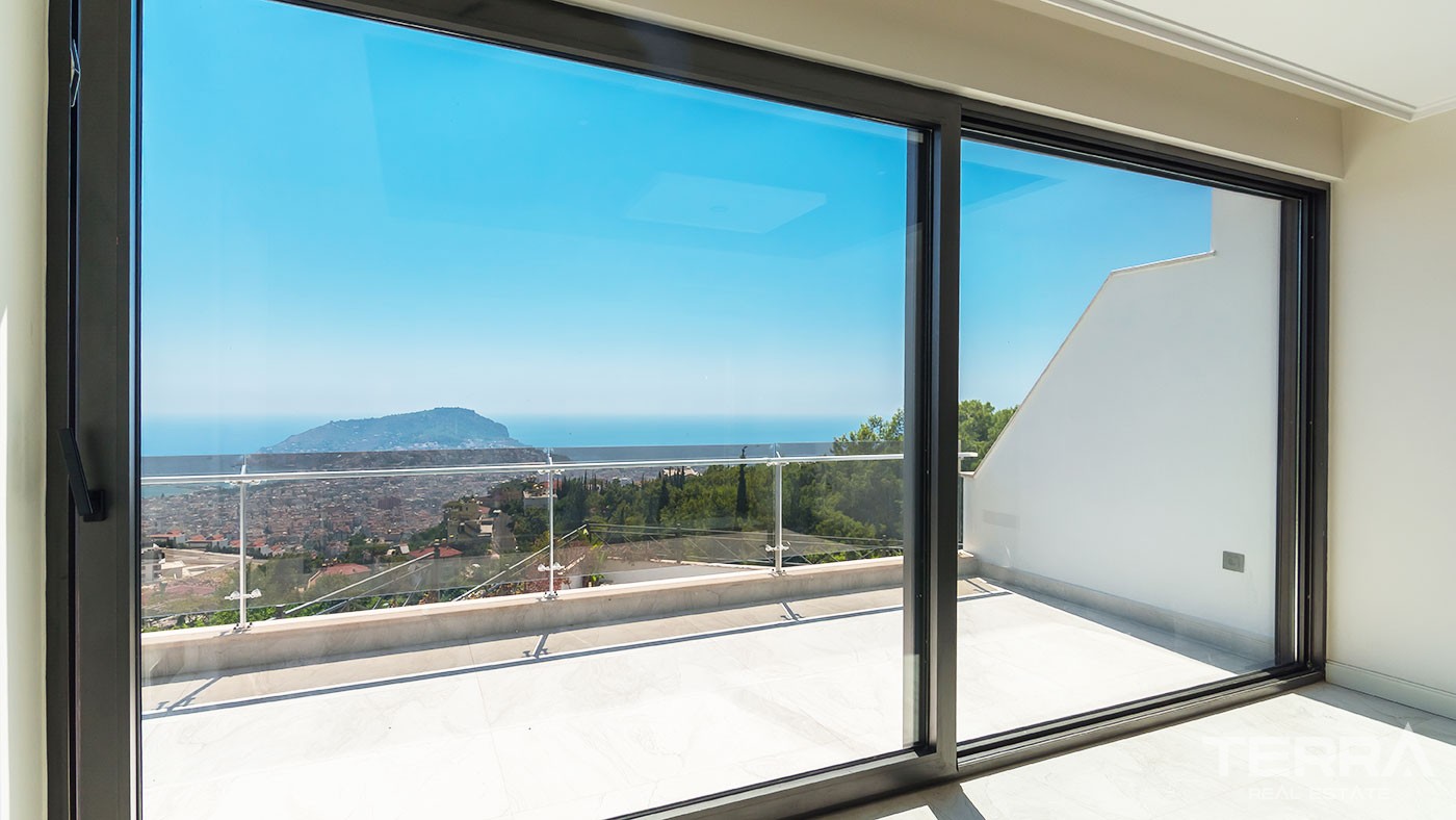 Immobilier de Luxe Vue Mer & Ville à Vendre à Alanya Bektaş - 46765