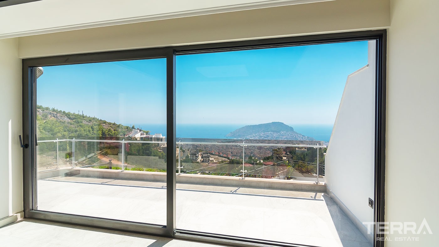 Immobilier de Luxe Vue Mer & Ville à Vendre à Alanya Bektaş - 46768