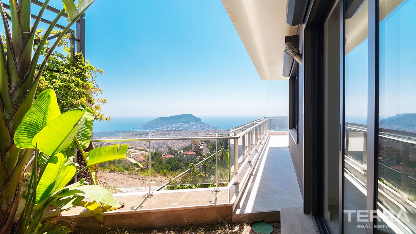 Immobilier de Luxe Vue Mer & Ville à Vendre à Alanya Bektaş - 46781