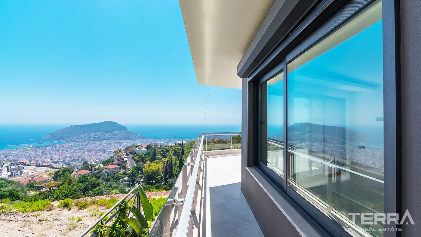 Immobilier de Luxe Vue Mer & Ville à Vendre à Alanya Bektaş - 46784