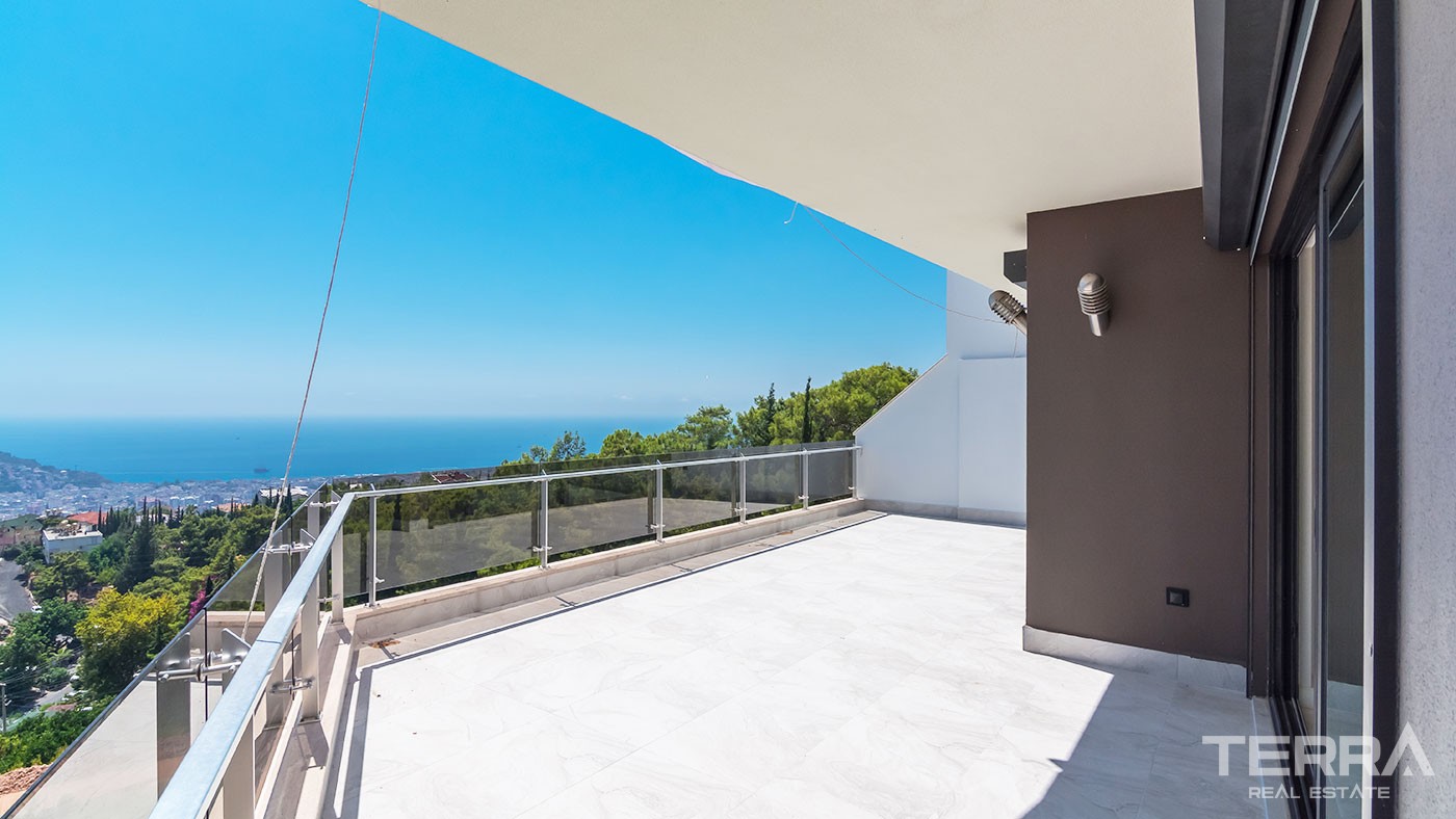 Immobilier de Luxe Vue Mer & Ville à Vendre à Alanya Bektaş - 46785