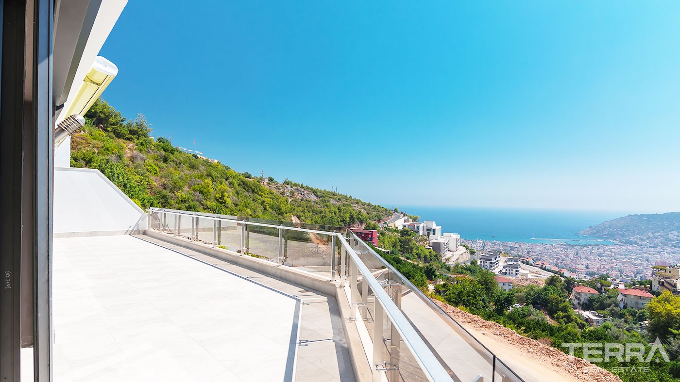 Immobilier de Luxe Vue Mer & Ville à Vendre à Alanya Bektaş - 46806