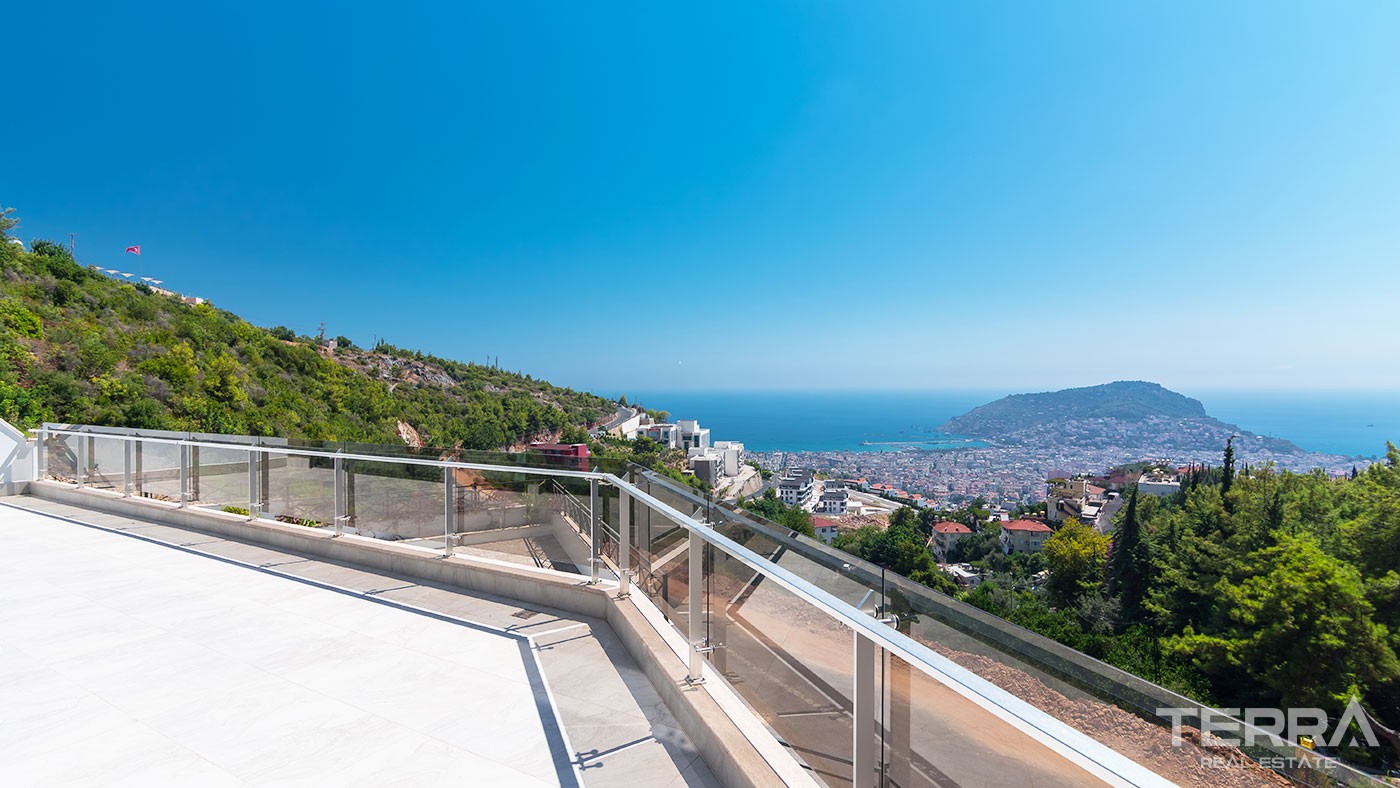Immobilier de Luxe Vue Mer & Ville à Vendre à Alanya Bektaş - 46813