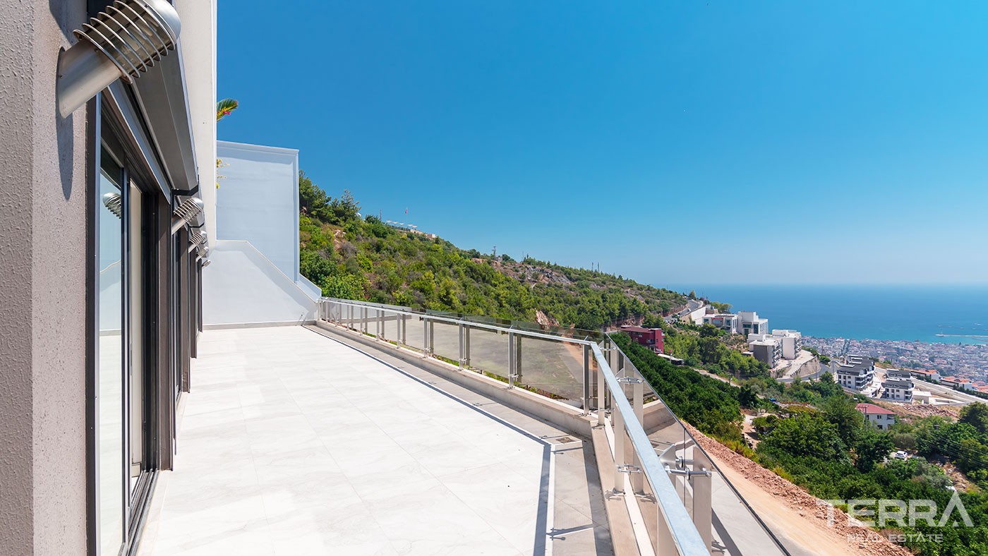 Immobilier de Luxe Vue Mer & Ville à Vendre à Alanya Bektaş - 46838