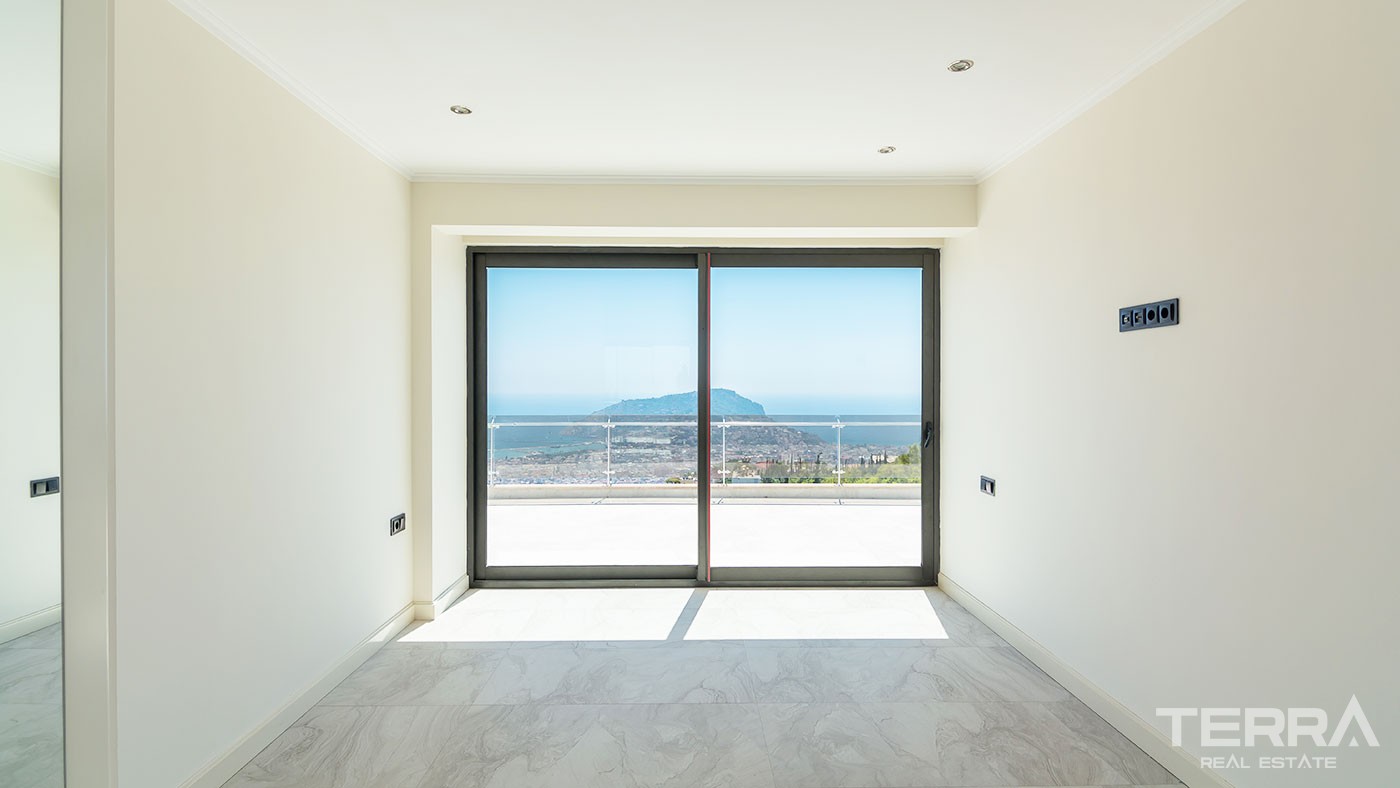 Immobilier de Luxe Vue Mer & Ville à Vendre à Alanya Bektaş - 46843