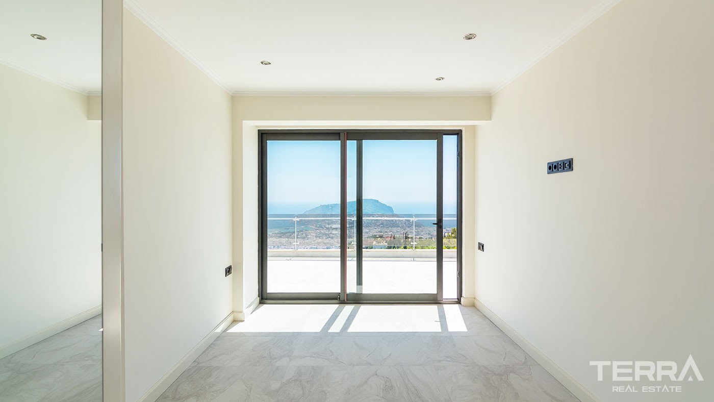 Immobilier de Luxe Vue Mer & Ville à Vendre à Alanya Bektaş - 46844