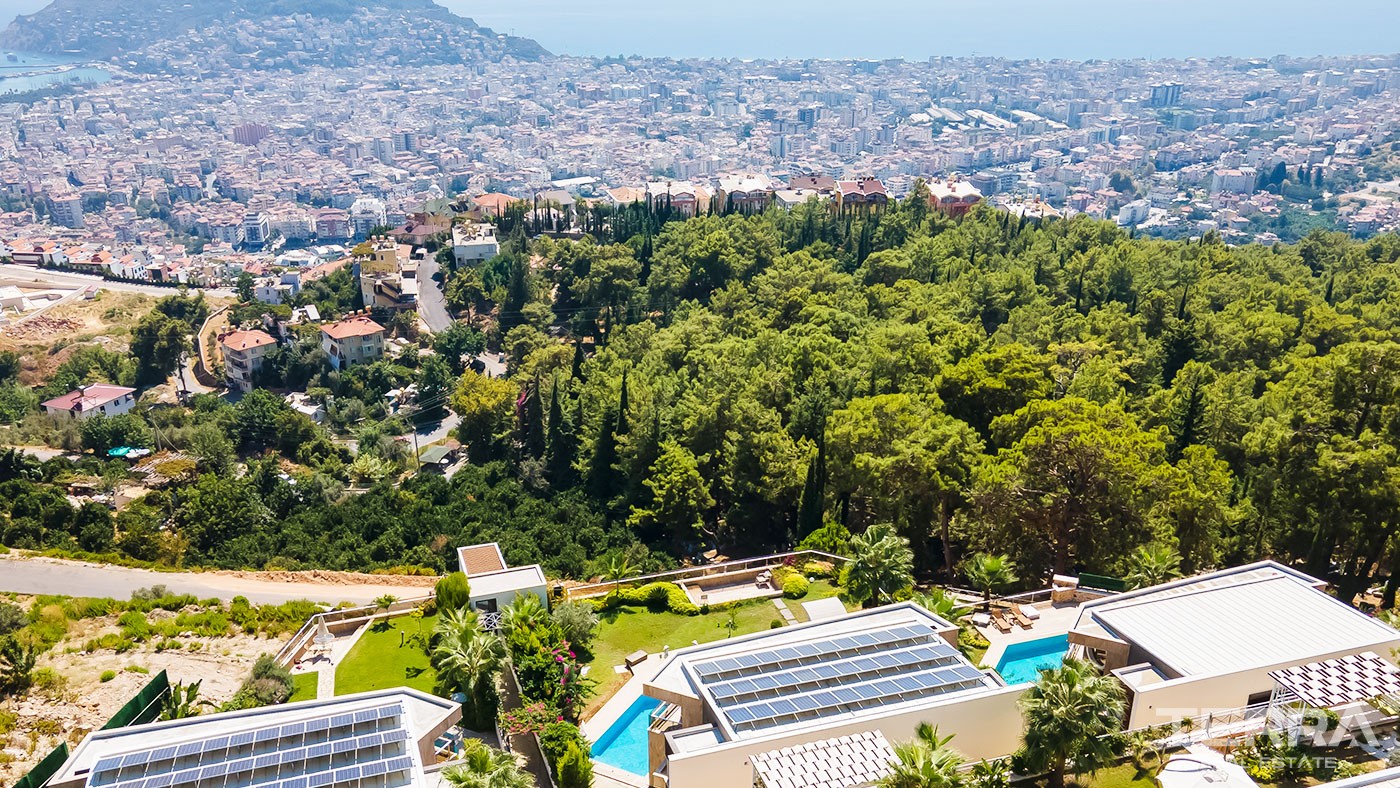 Immobilier de Luxe Vue Mer & Ville à Vendre à Alanya Bektaş - 46851