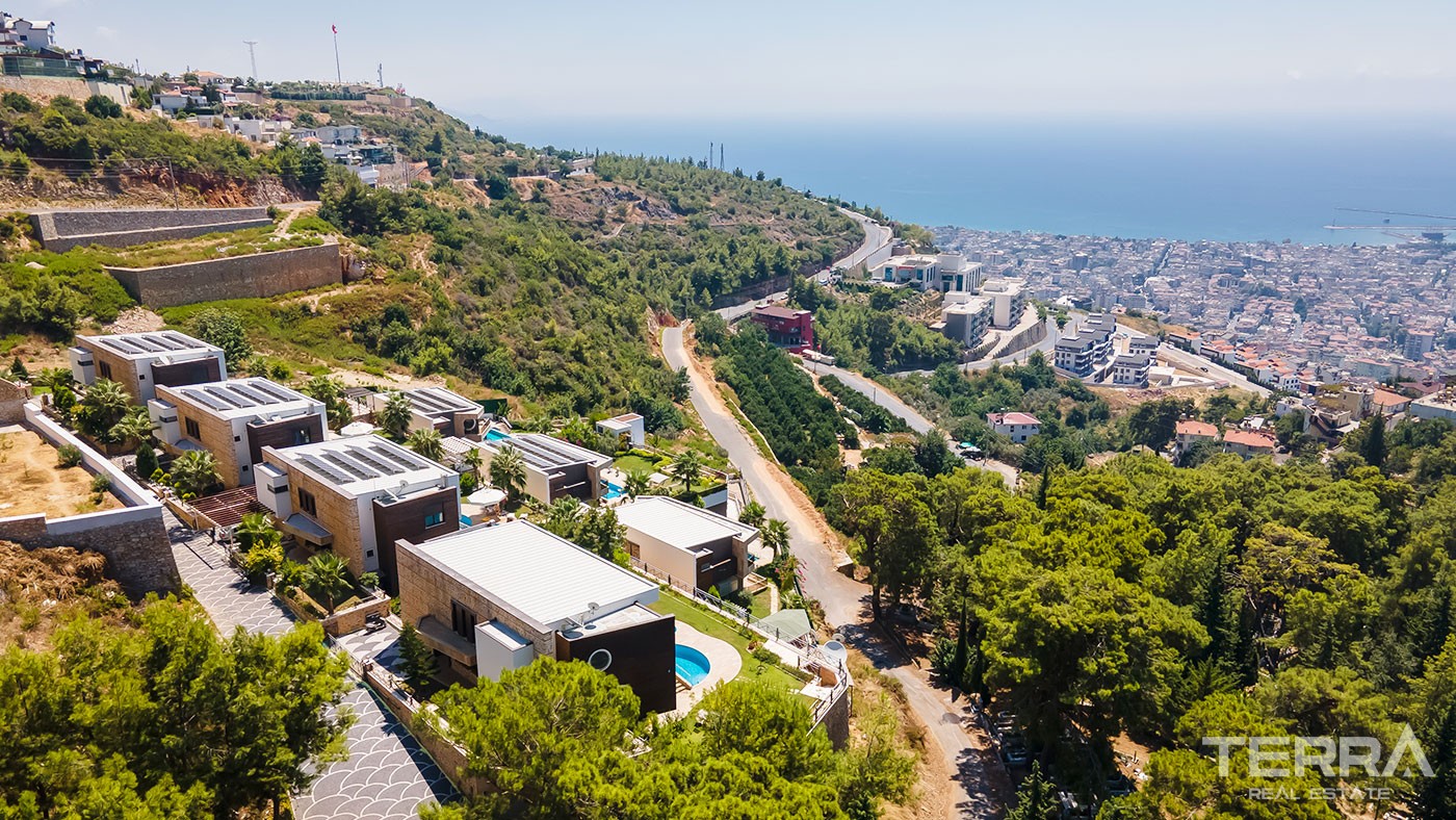 Immobilier de Luxe Vue Mer & Ville à Vendre à Alanya Bektaş - 46855