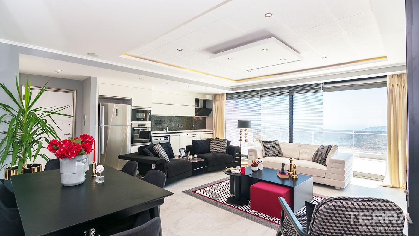 Appartement Avec Vue Mer A Couper le Souffle à Alanya Bektaş - 46859