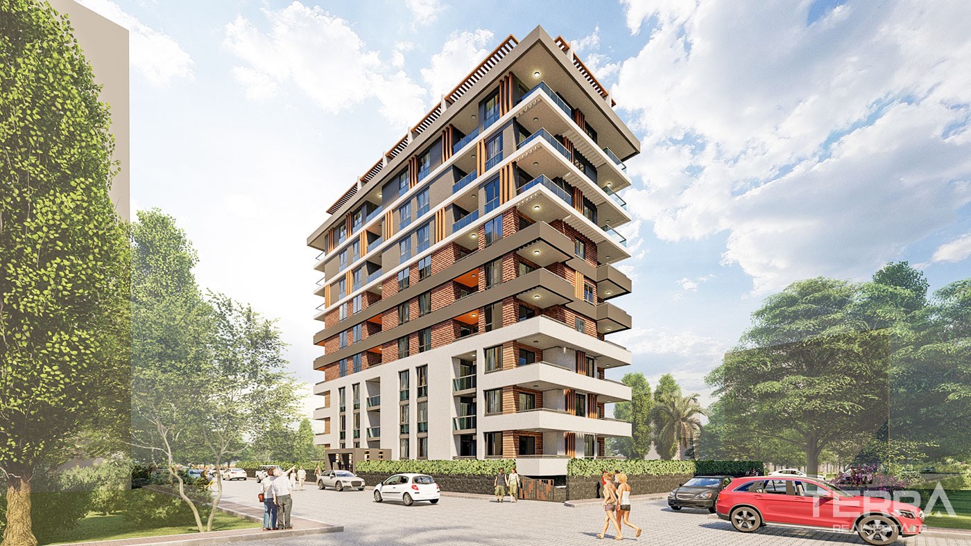 Apartments to Buy in Alanya Mahmutlar Within Walking Beach Distance - 46905