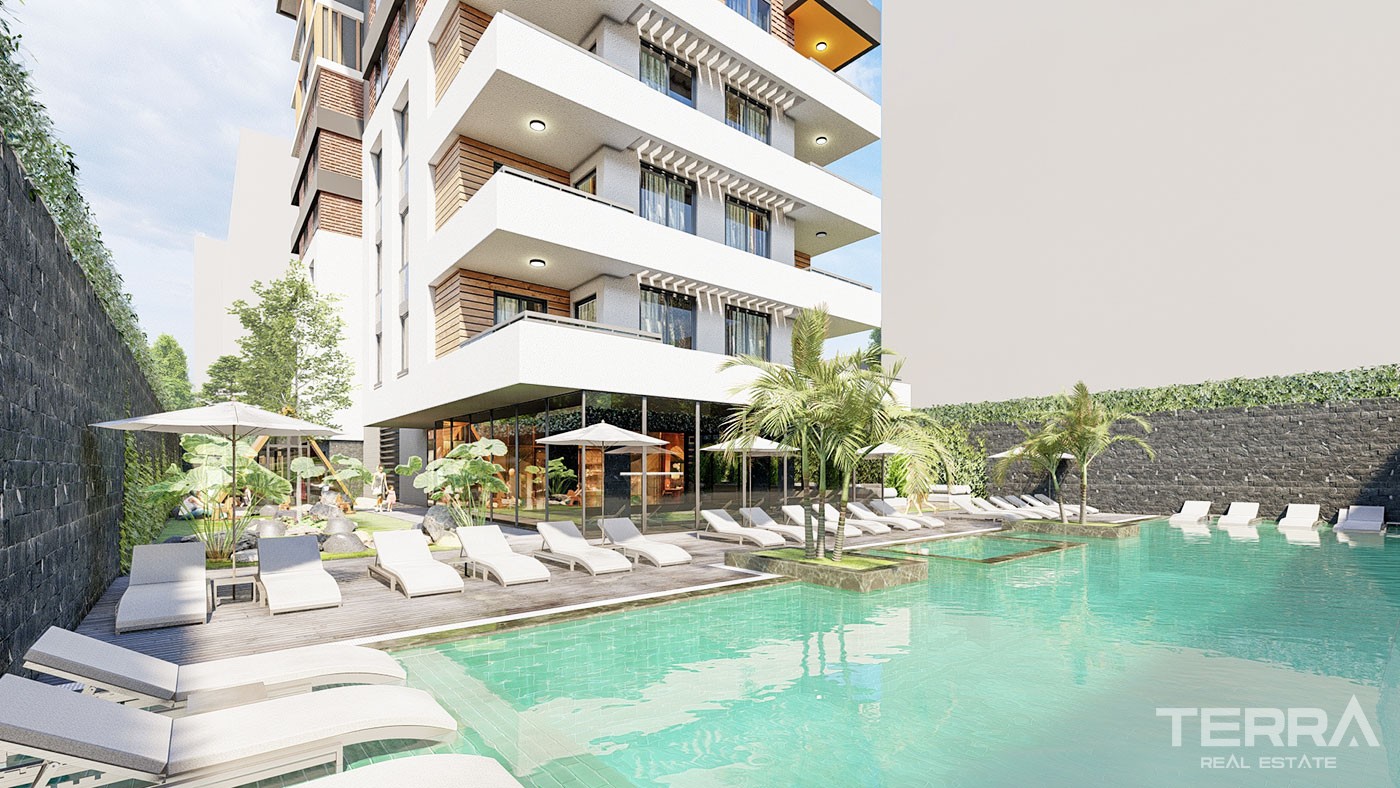Apartments to Buy in Alanya Mahmutlar Within Walking Beach Distance - 46907
