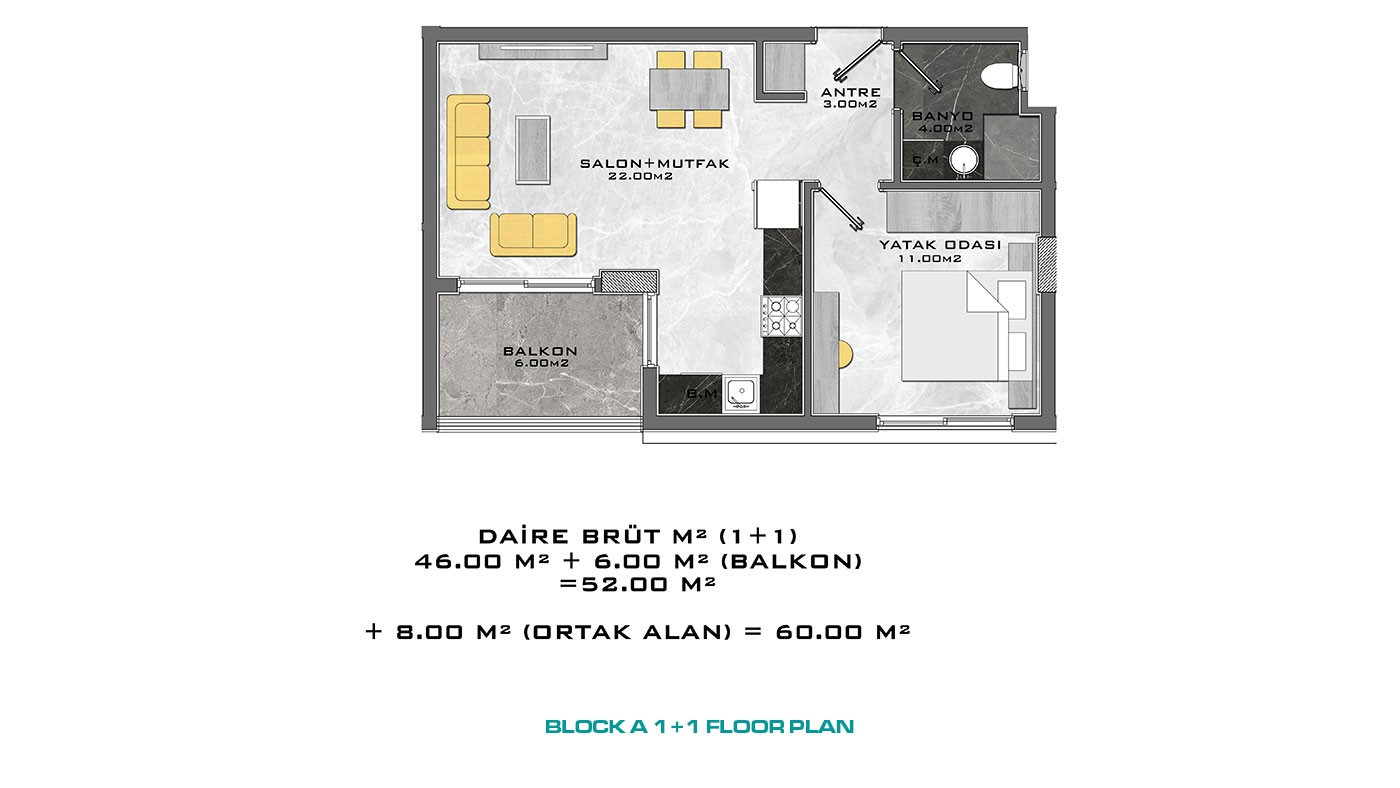 Apartments to Buy in Alanya Mahmutlar Within Walking Beach Distance - 46920