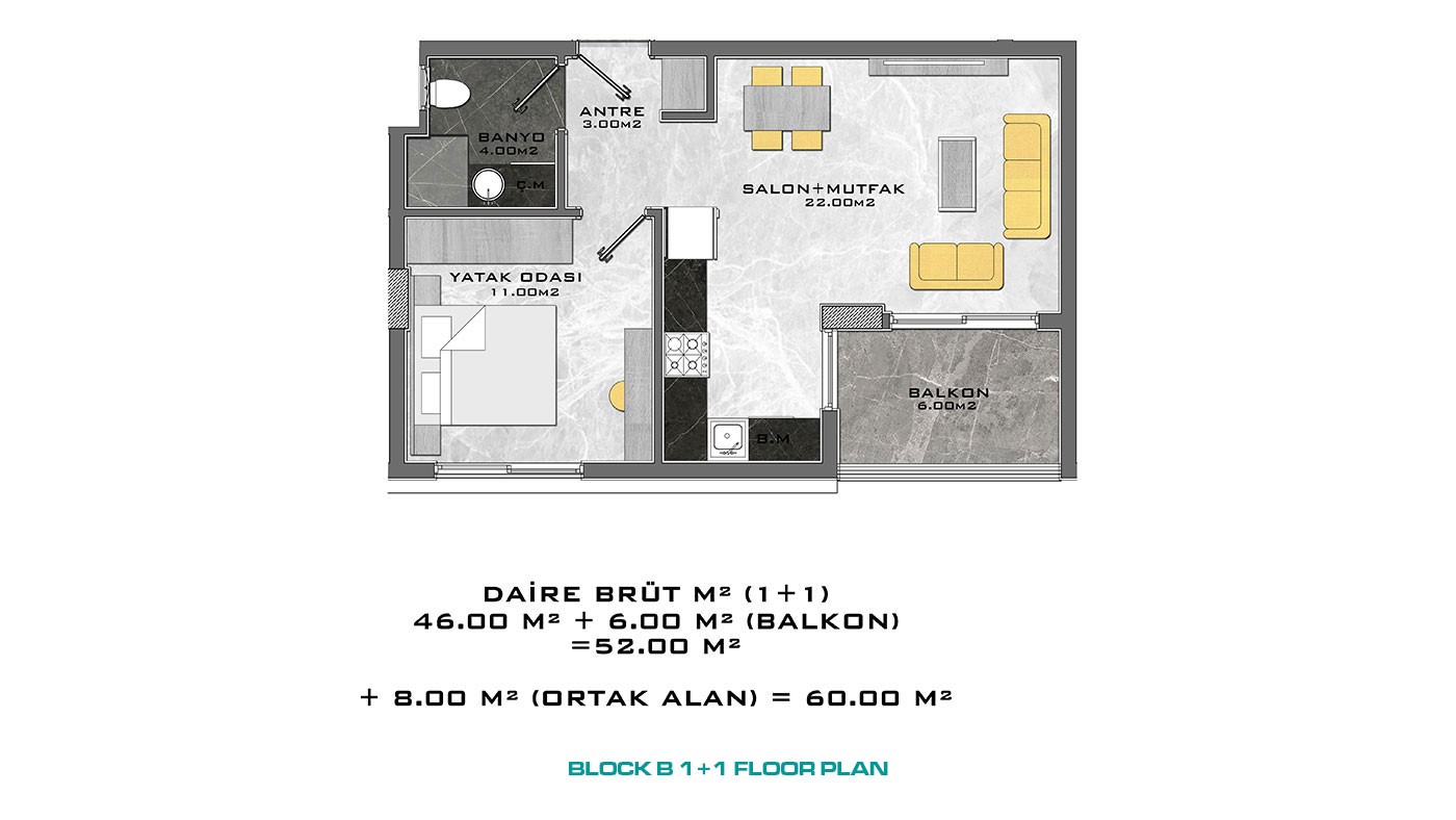 Apartments to Buy in Alanya Mahmutlar Within Walking Beach Distance - 46921