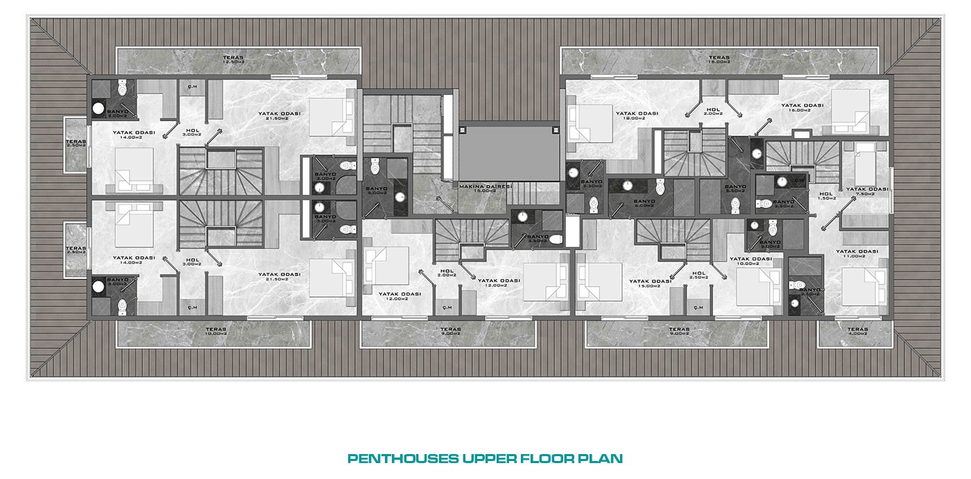 Apartments to Buy in Alanya Mahmutlar Within Walking Beach Distance - 46925