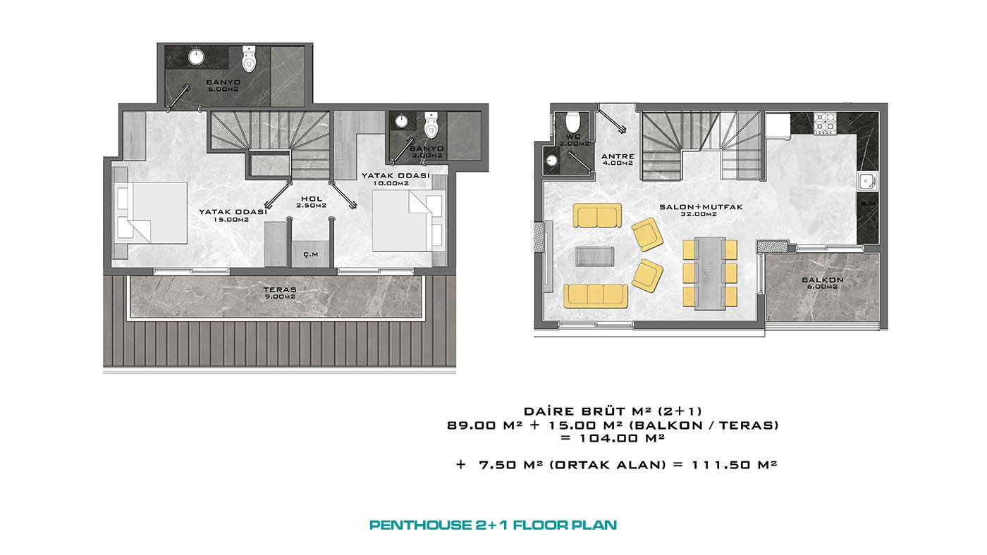Apartments to Buy in Alanya Mahmutlar Within Walking Beach Distance - 46927
