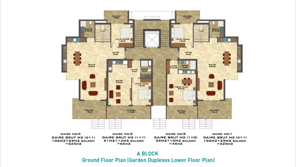 Apartments for Sale in Kestel, Alanya – Aura Blue - 498