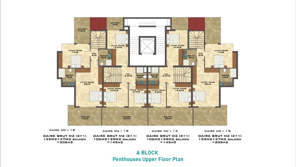 Apartments for Sale in Kestel, Alanya – Aura Blue - 502