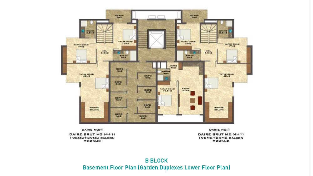 Apartments for Sale in Kestel, Alanya – Aura Blue - 503