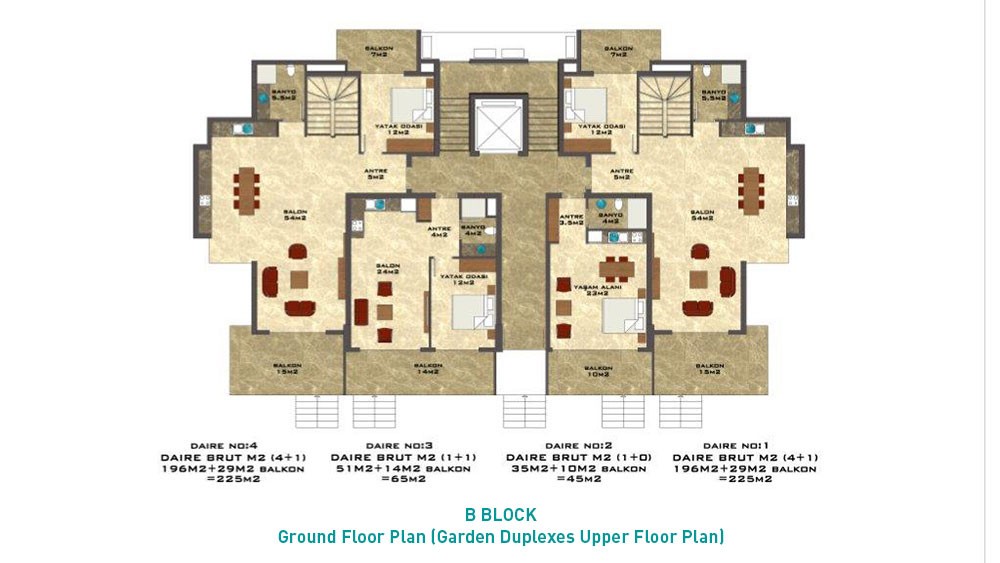 Apartments for Sale in Kestel, Alanya – Aura Blue - 504