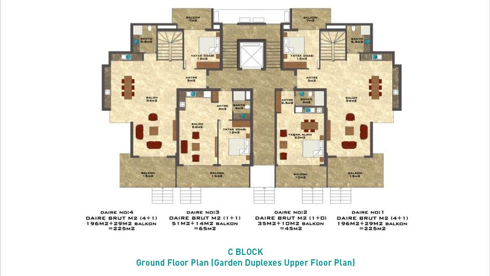 Apartments for Sale in Kestel, Alanya – Aura Blue - 510