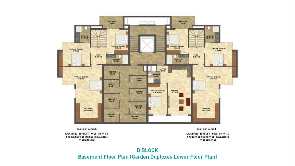Apartments for Sale in Kestel, Alanya – Aura Blue - 515