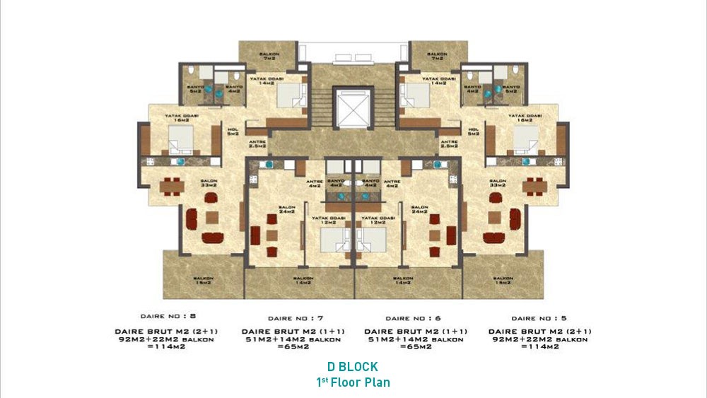 Apartments for Sale in Kestel, Alanya – Aura Blue - 516