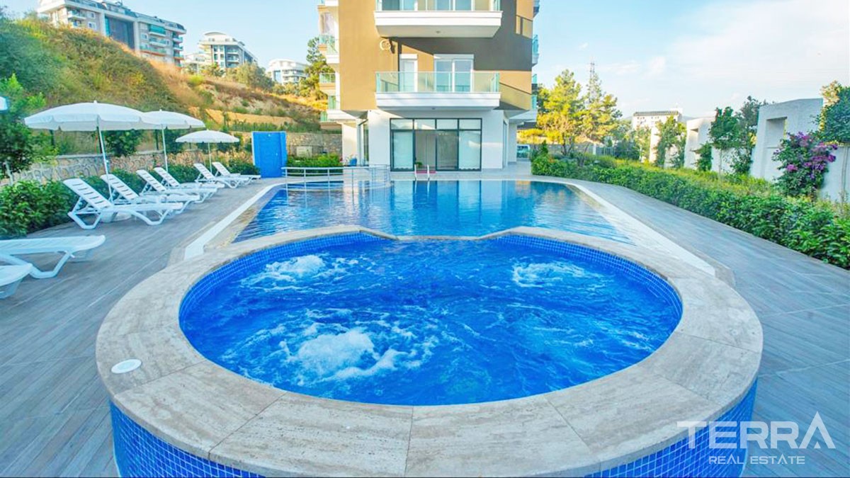 Appartements Bon Marché à Avsallar à 1 km de la Belle Plage de Sable - 46940