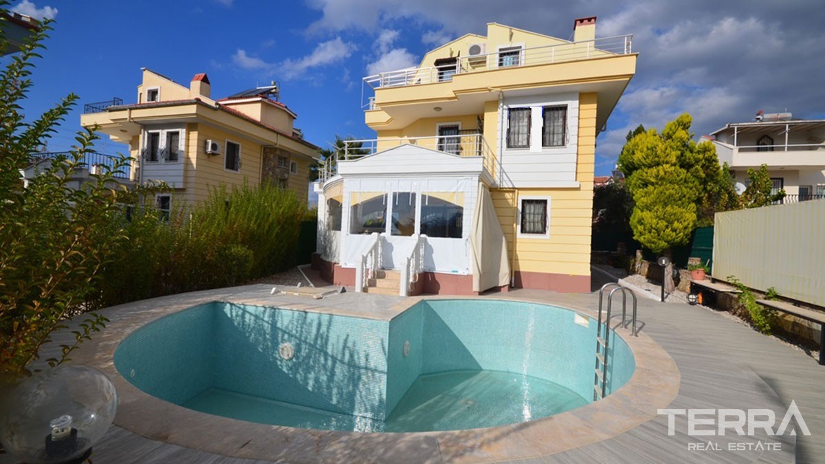 Large Detached Villa to Buy in Fethiye Çalış and Ready to Move in - 47027