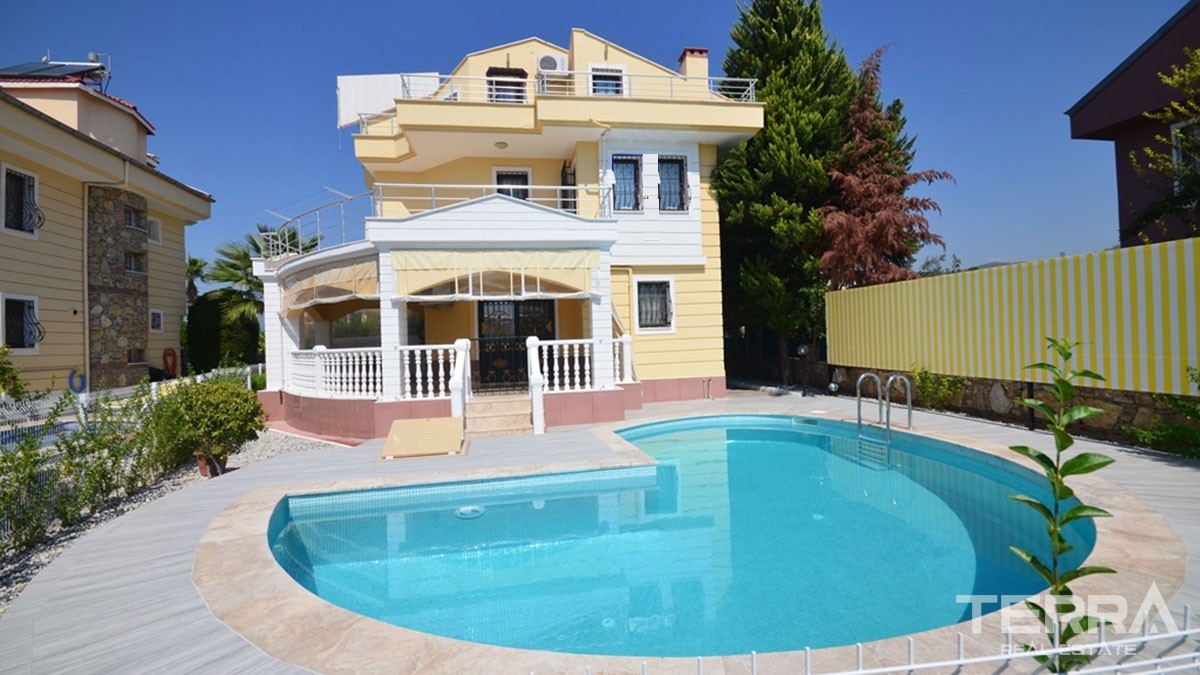 Large Detached Villa to Buy in Fethiye Çalış and Ready to Move in - 47394