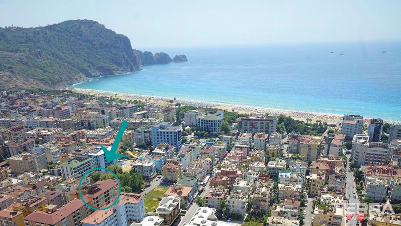 Centrally Located Alanya Penthouses to Buy With Walking Sea Distance - 47067